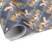 Hund beißt Hund. Geschenkpapier (Rolleneckpunkt)