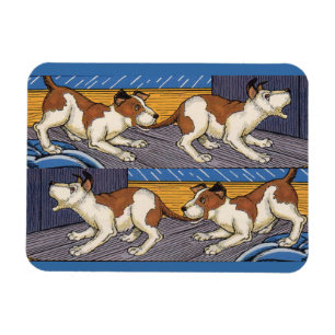 Hund beißt Hund. Magnet