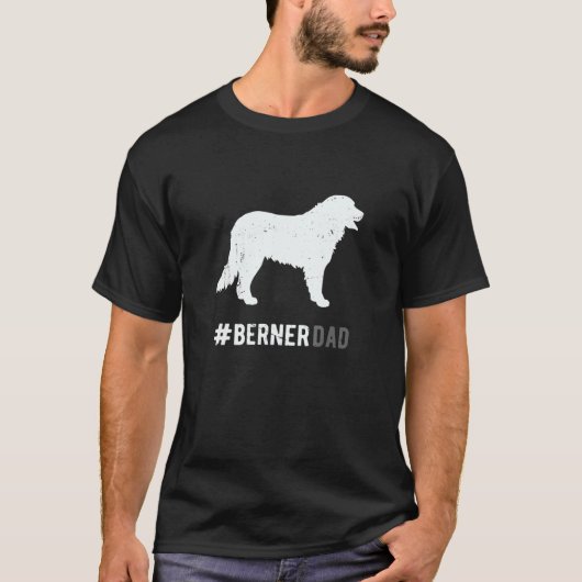Hund Berner Vater für Männer Berner Hund T-Shirt (Vorderseite)