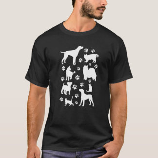 Hund berührt Katze  Hund   Süße Katzen und Hunde T-Shirt