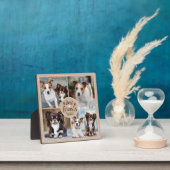 Hund BEST FREUNDS 4 Fotos - Handdrucke nach Maß Fotoplatte (InSitu)