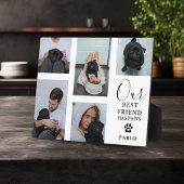 Hund Bester Freund' Foto Grid Keepake Geschenk Fotoplatte