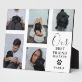 Hund Bester Freund' Foto Grid Keepake Geschenk Fotoplatte (Seite)