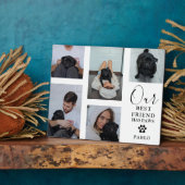 Hund Bester Freund' Foto Grid Keepake Geschenk Fotoplatte (Seite)