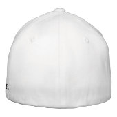 Hund Bestickte Baseballkappe (Rückseite)