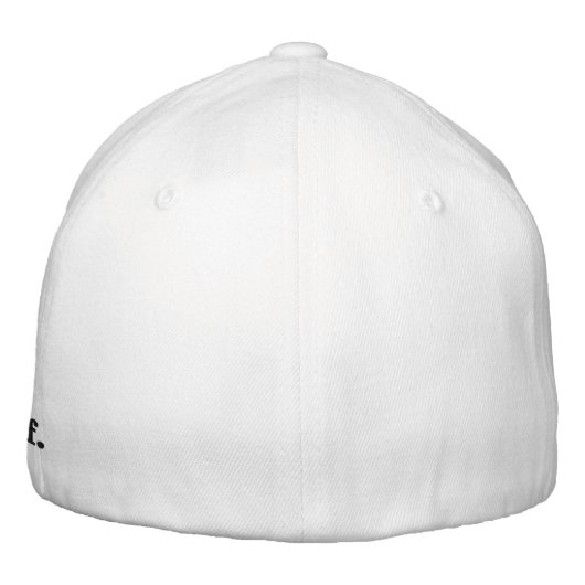 Hund Bestickte Baseballkappe (Rückseite)