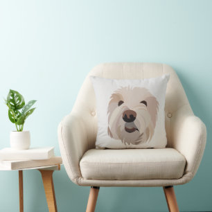 Hund Bichon Frise Kissen