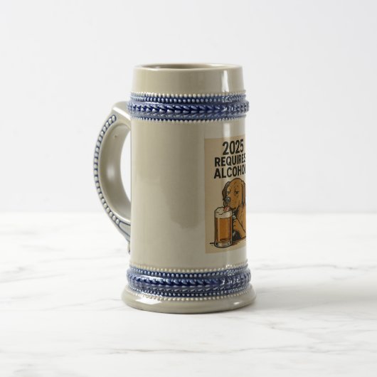 Hund Bierglas (Vorderseite Links)