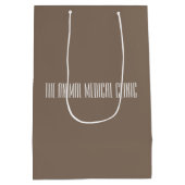 Hund. Bleistift zeichnend. Mittlere Geschenktüte (Rückseite)