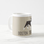 Hund-BOSTON TERRIER Kaffeetasse (Vorderseite Links)