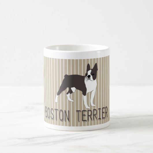 Hund-BOSTON TERRIER Kaffeetasse (Mittel)