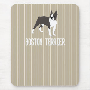 Hund Boston Terrier Mousepad