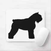 Hund Bouvier DES Flandres (im Schwarzen) Mousepad (Mit Mouse)