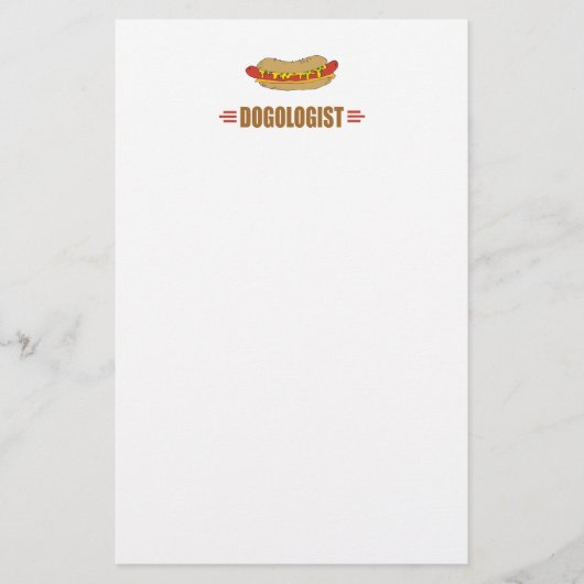 Hund Briefpapier (Vorderseite)