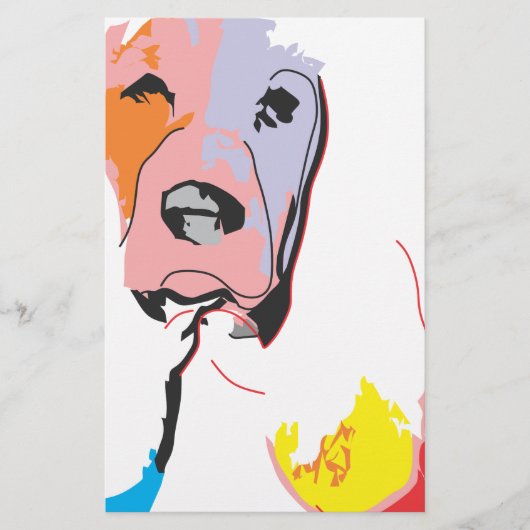Hund Briefpapier (Vorderseite)