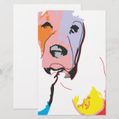 Hund Briefpapier (Vorne/Hinten)