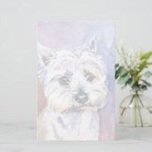 Hund Briefpapier (Stehend Vorderseite)