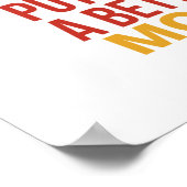 HUND bringt mich immer besser ein Poster (Ecke)