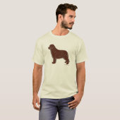 Hund Browns Neufundland T-Shirt (Vorne ganz)