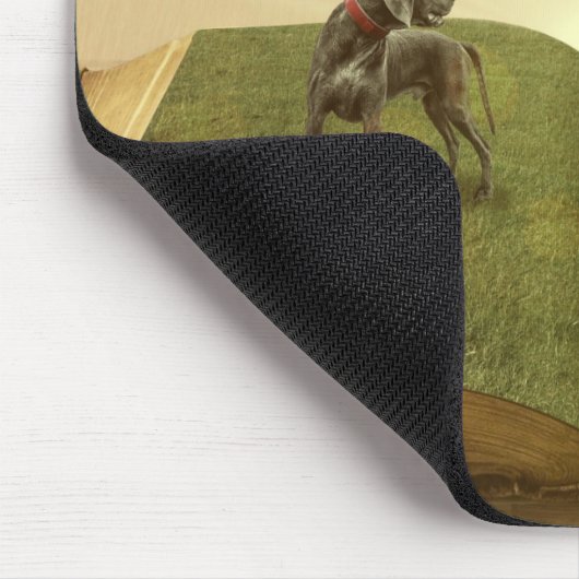 Hund & Buch Mousepad (Ecke)