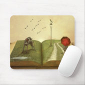 Hund & Buch Mousepad (Mit Mouse)
