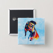 Hund Button (Vorne & Hinten)