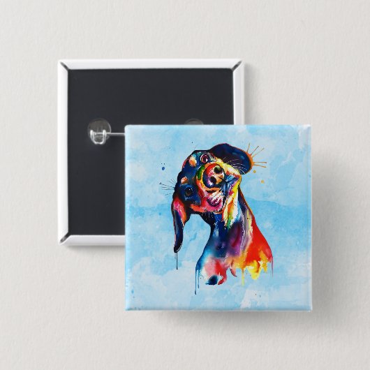 Hund Button (Vorne & Hinten)