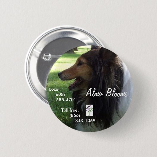 Hund Button (Vorne & Hinten)