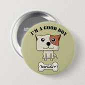 Hund Button12 Button (Vorne & Hinten)