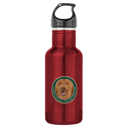 Hund Chesapeake Bay Retriever Trinkflasche (Vorderseite)