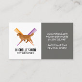 Hund | Combs | Groomer Visitenkarte (Vorderseite)