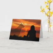 Hund Condolence Karte (Gelbe Blume)