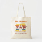 Hund Cool Hund Groomer Retro Funny Hund Groomer Pf Tragetasche (Vorne)