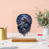 Hund Crystal Moon Enchanted Forest_1 Acrylschild (Hochzeit)