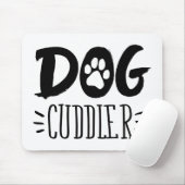 Hund Cuddler Hund Happy Cuddler Gezeichnet Paw Mousepad (Mit Mouse)