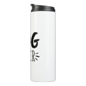 Hund Cuddler Hund Happy Cuddler Gezeichnet Paw Thermosbecher (Nach rechts gedreht)