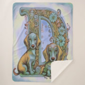 Hund D Alphabet Sherpadecke (Vorderseite)