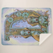 Hund D Alphabet Sherpadecke (Vorderseite (Horizontal))