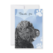 Hund danke Ihnen Card Custom Birthday Party Occasi