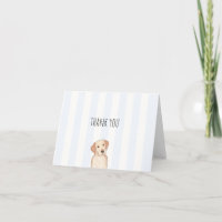 Hund Danke Karte - Let's Pawty Collection