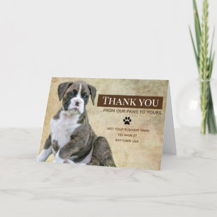 Hund Danke Karte   Tierärztin
