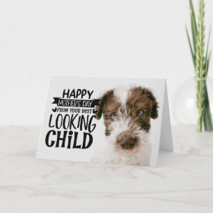 Hund...Dein bestes Kind ...Benutzerdefinierte Mutt Dankeskarte