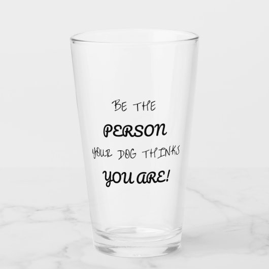 Hund denkt, du bist glas (Vorderseite)