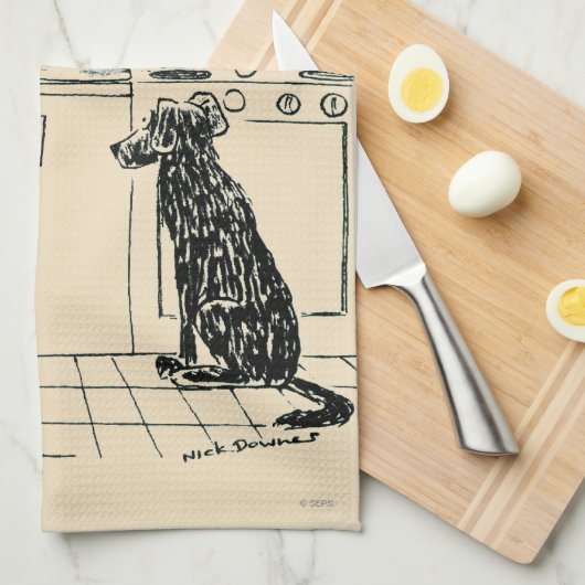 Hund, der älter wird handtuch (Viertel Falte)