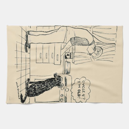 Hund, der älter wird handtuch (Horizontal)