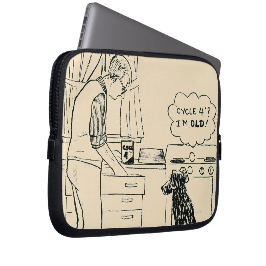 Hund, der älter wird laptopschutzhülle (Vorne Rechts)