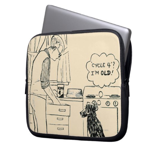 Hund, der älter wird laptopschutzhülle (Vorderseite Links)