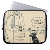 Hund, der älter wird laptopschutzhülle (Vorderseite)