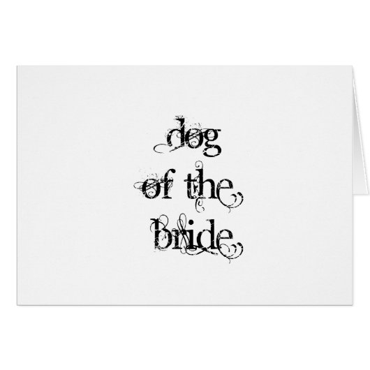 Hund der Braut (Vorderseite (Horizontal))