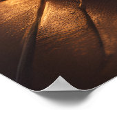 Hund der deutschen Hirte w Pumpkins zu Halloween N Poster (Ecke)